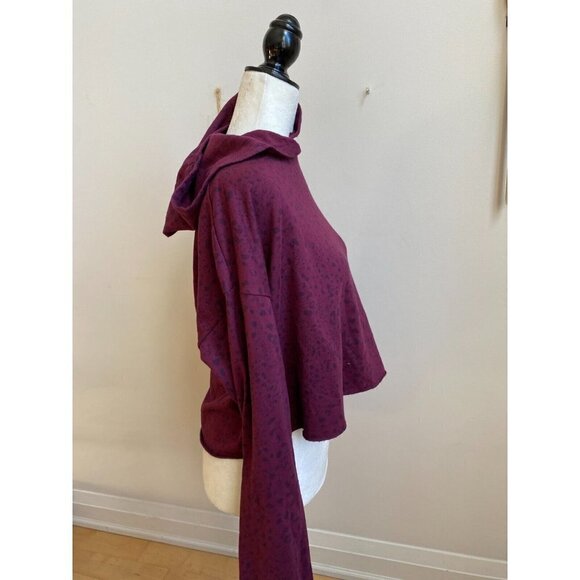 Z By Zella BNWOT Women Hoodie Blot Sweatshirt Pullover Medium Cropped - Picture 3 of 8